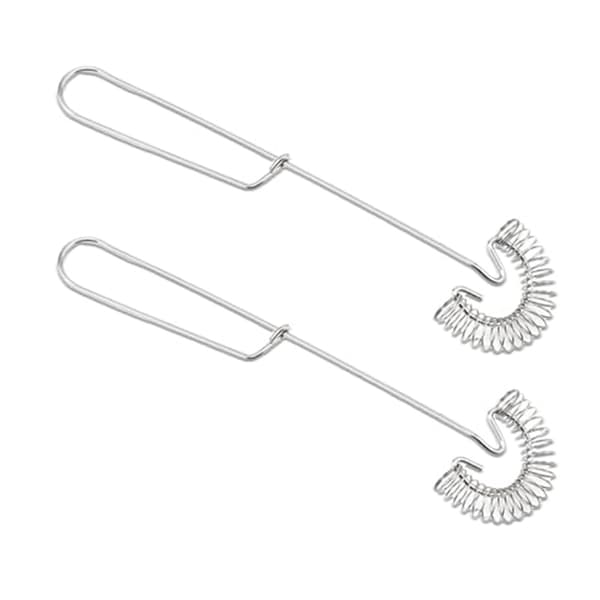 2-pack liten visp (minivispa), handhållen design för ägg, grädde, såser