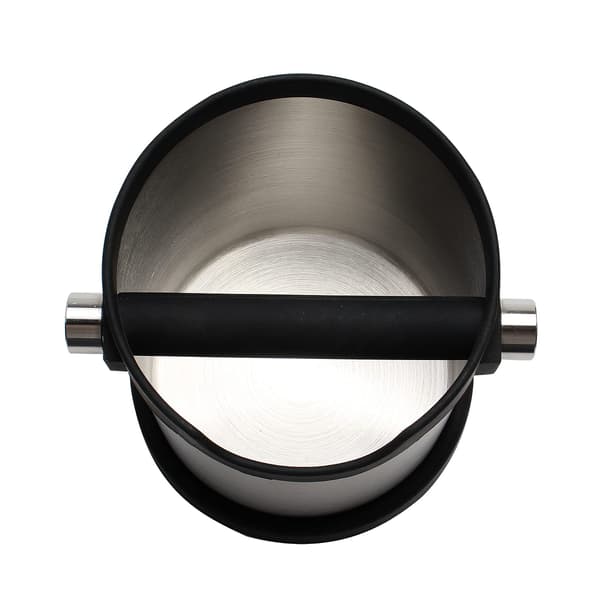 Espresso Knock Box, Kapacitet 1800 ml Rustfrit Stål Kaffegrumsbeholder Affaldsspand