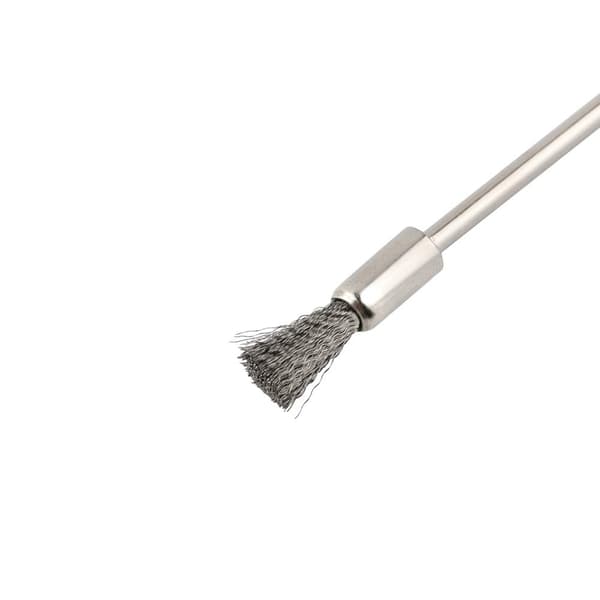 Stykker 10 cm rustfritt ståltrådbørste Rustfjerner Rengjøringsverktøy Poleringshjulbørste (trådbørste)