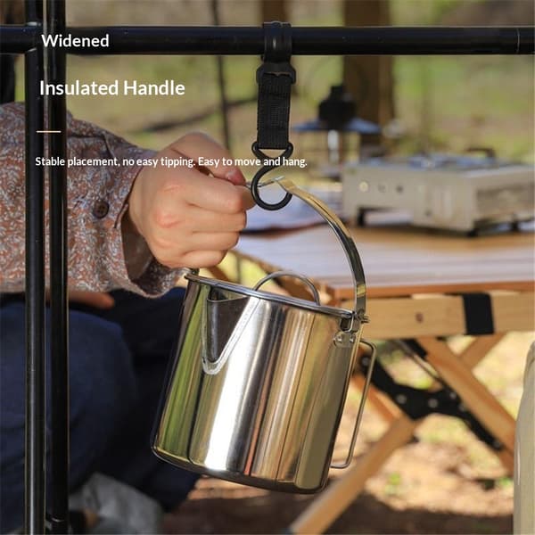 Camping tekedel, bærbar kaffekande, udendørs campinggryde