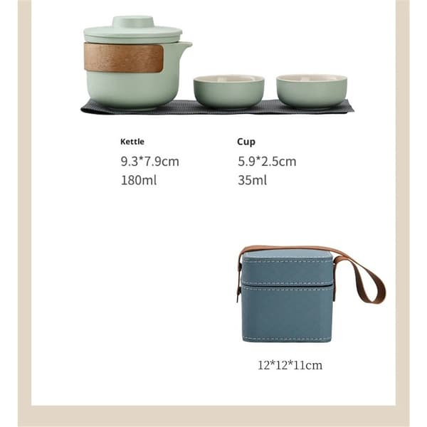 Mini resemugg i keramik, Kung Fu tekanna