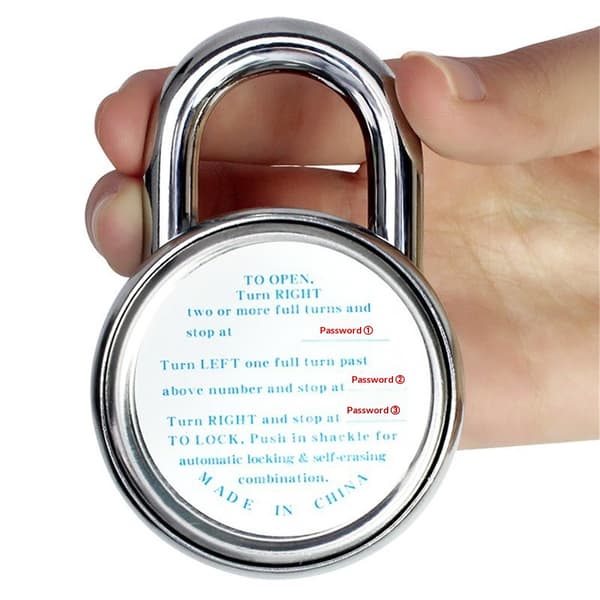 Master Lock Svart Gymskåpslås Kombinationshänglås