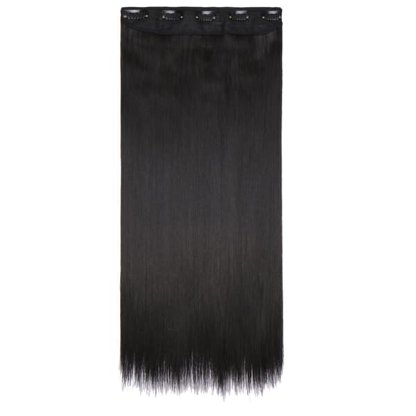 10\"/23\" Krøllete Rett Fullt Hode Ett Stykke 5 Klips Clip-in Hårforlengelser Lang Stil