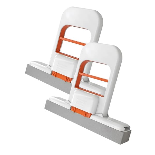 Mini skrivebordsmoppe til små rum (orange)