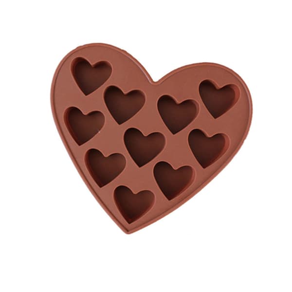 Fødevaregodkendt silikone chokoladeform kage bageform højtemperaturbestandig DIY kiksform, chokoladeform sjov form