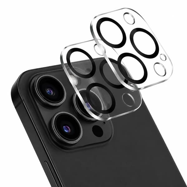 2-Pack Kameraskydd i Härdat Glas – Heltäckande Linsskydd för iPhone