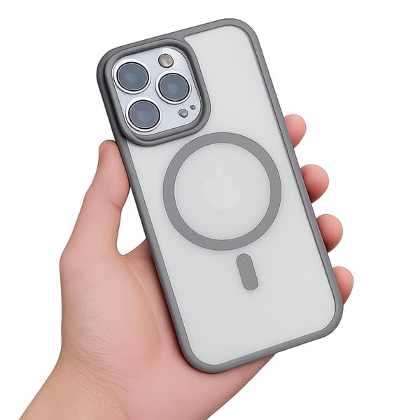 iPhone 16 Pro Magsafe Skal - Grå, Stilrent & Stötsäkert Skydd