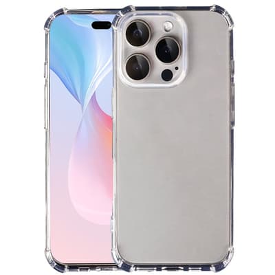iPhone 16 Pro Max Skal - Extra Stöttåligt och Slitstarkt Transparent