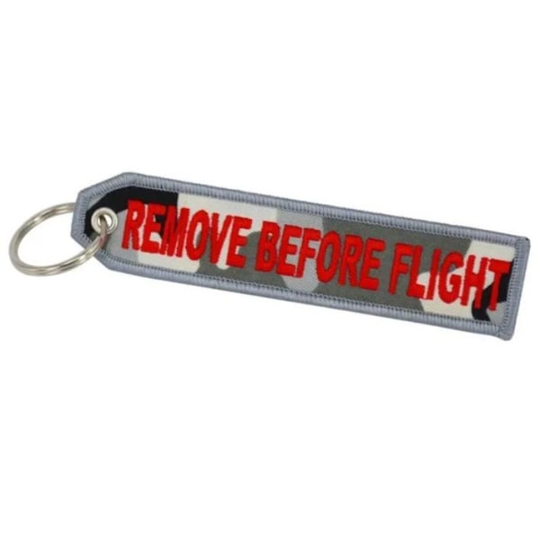 Nyckelring "Remove Before Flight"