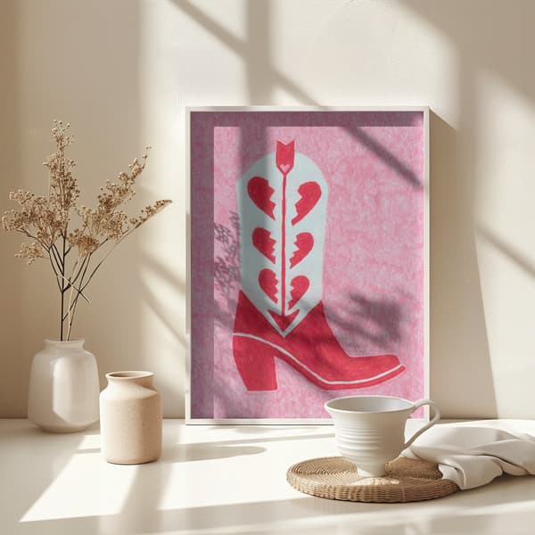 Heartbreak Heels Poster 30x40 cm