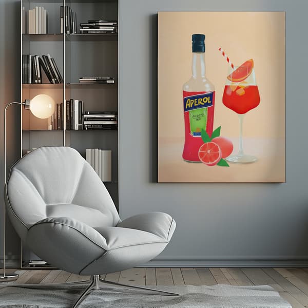 Aperol Spritz Canvastavla 50x70 cm