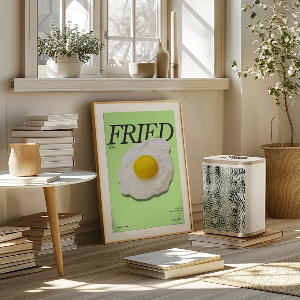 Fried egg Poster 50x70 cm