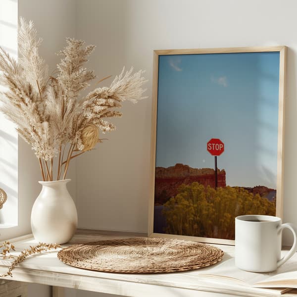 Abiquiu Sunset Poster 30x40 cm