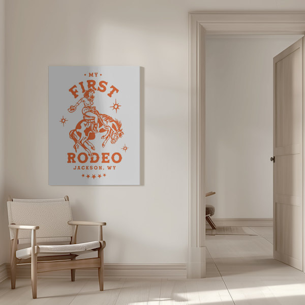 First Rodeo.png Canvastavla 50x70 cm