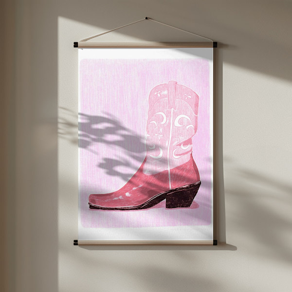 P&c Cowgirlboot Copy Poster 30x40 cm