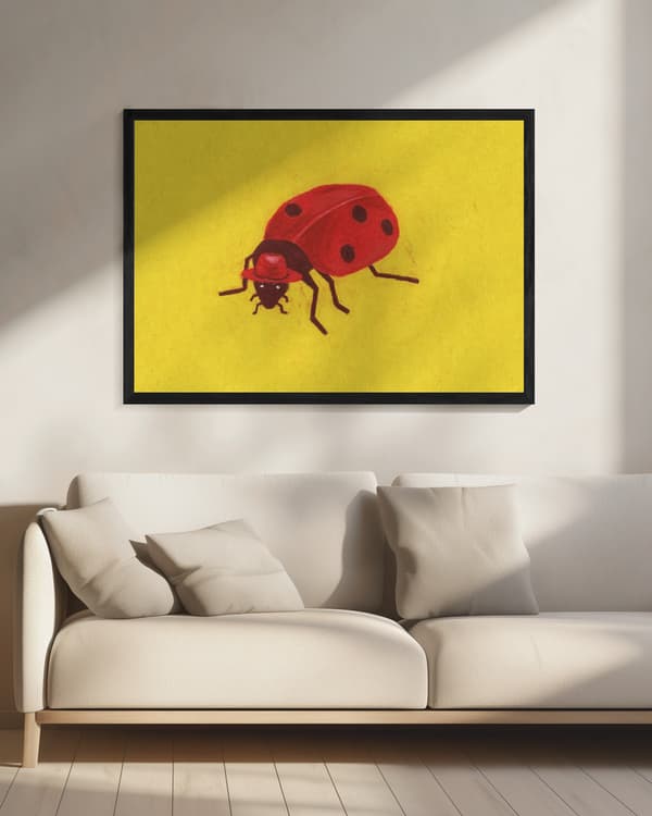Ladybird Poster 70x50 cm