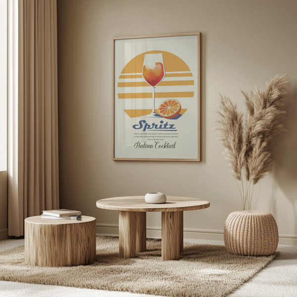 Spritz summer print Poster 50x70 cm