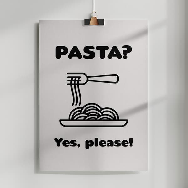 Pasta Poster 50x70 cm