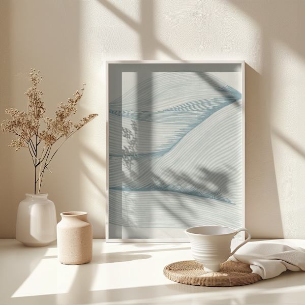 Ocean in lines 02 Poster 30x40 cm