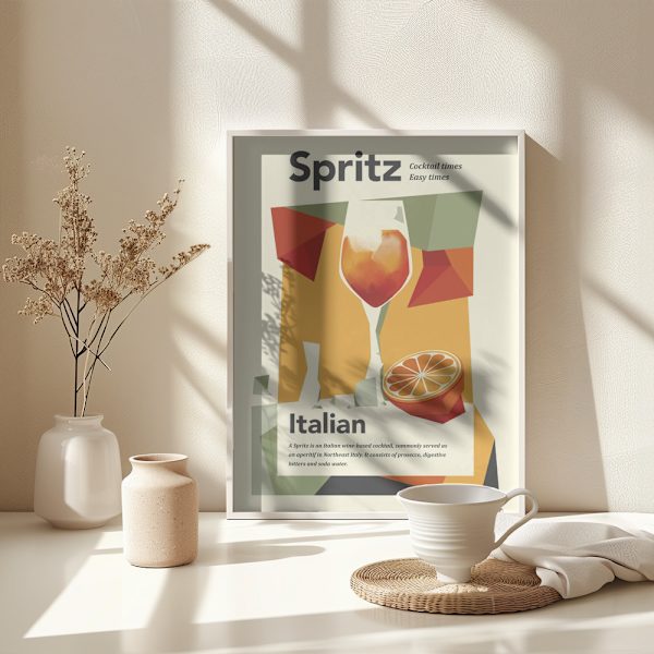 Aperol spritz print Poster 30x40 cm
