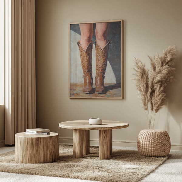 Cowboy boots Poster 50x70 cm