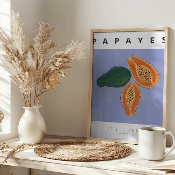 Papayes Poster 30x40 cm