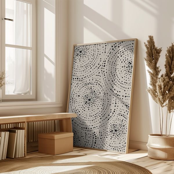 Boho Circles Poster 50x70 cm