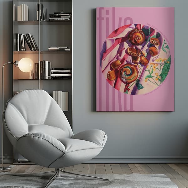Evening Jazz Canvastavla 50x70 cm