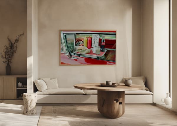 Classic Car V Poster 70x50 cm