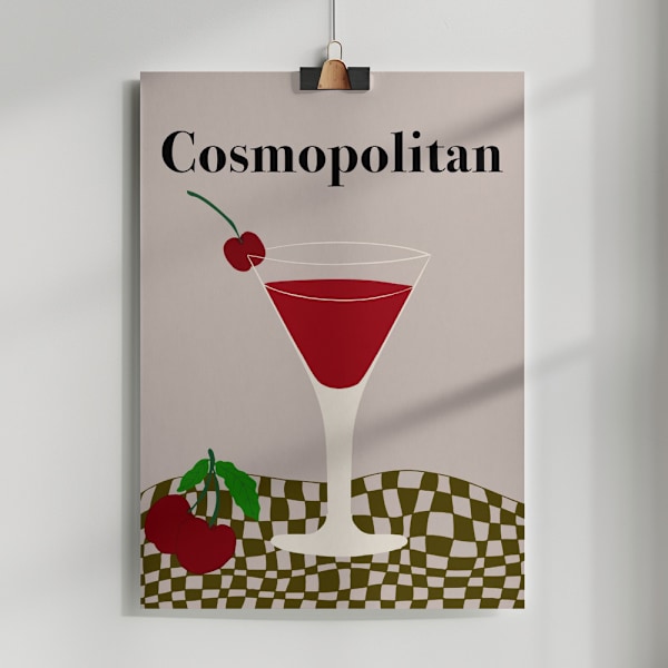 Cosmopolitan Poster 50x70 cm