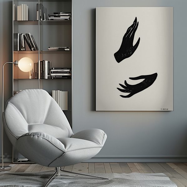 Whimsy Hands Canvastavla 50x70 cm
