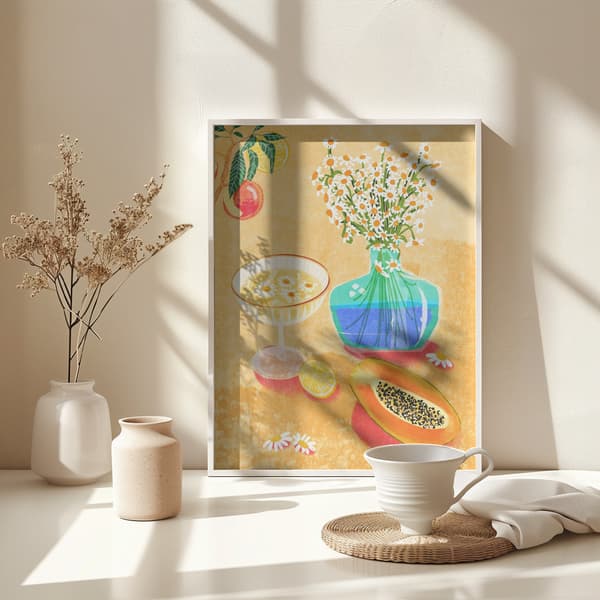 Summer Day Vibes Poster 30x40 cm