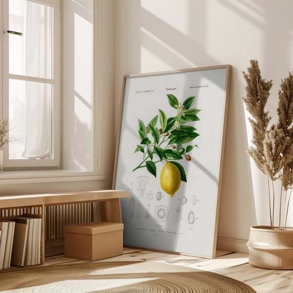 Lemon (citrus Limonium) Poster 50x70 cm
