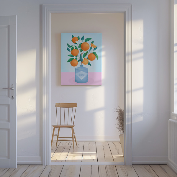 Oranges Canvastavla 50x70 cm