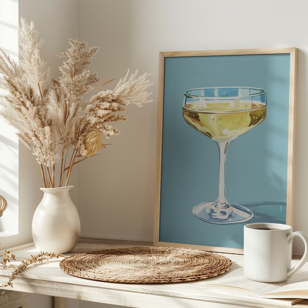 Champagne - Jolly and Dash Poster 30x40 cm