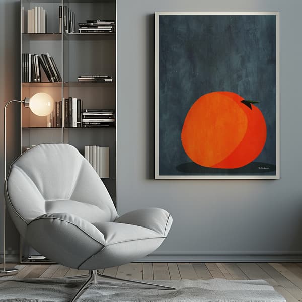 Calmly Sleeping Apple Canvastavla 50x70 cm