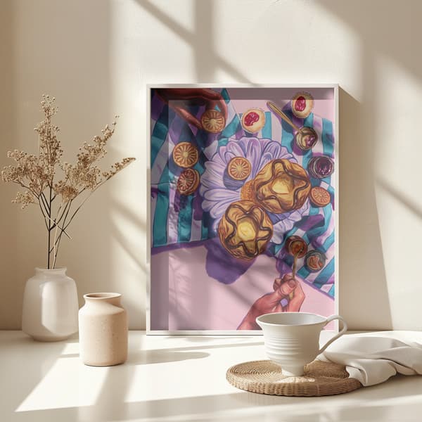 In the Lavender Shadows Poster 30x40 cm