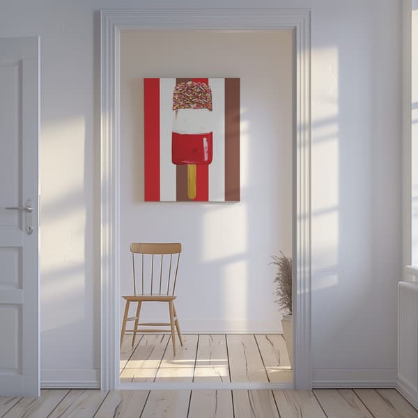 Fab Stripes Canvastavla 50x70 cm