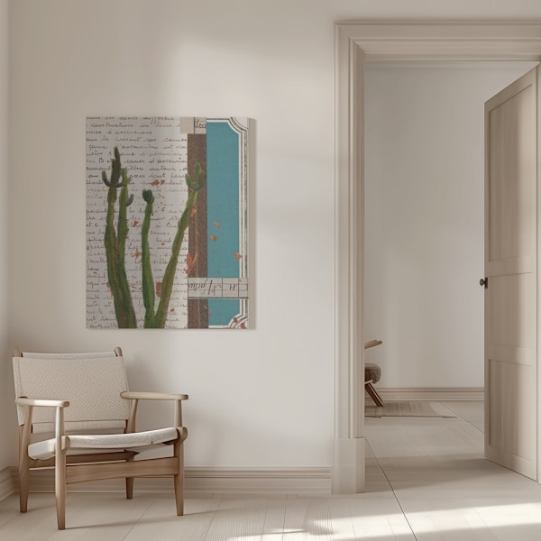 Cactus I Canvastavla 50x70 cm