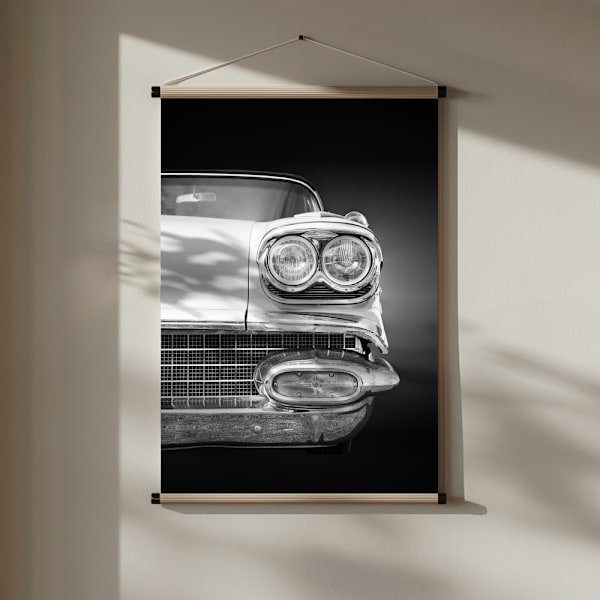 American classic car Bonneville 1958 Convertible Poster 30x40 cm