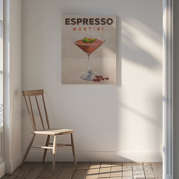 Espresso Canvastavla 30x40 cm