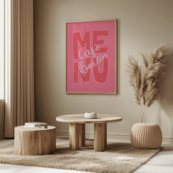Café Berlin Poster 50x70 cm