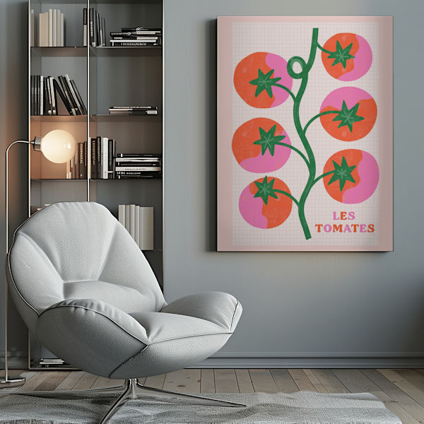Les Tomates Canvastavla 50x70 cm