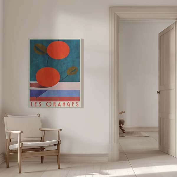 Les Oranges Canvastavla 50x70 cm