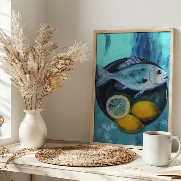 A Fishplate Poster 30x40 cm