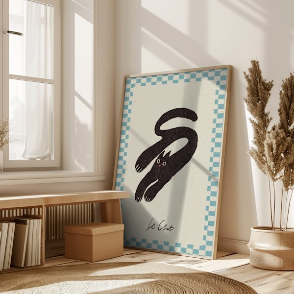 Le Chat Poster 50x70 cm