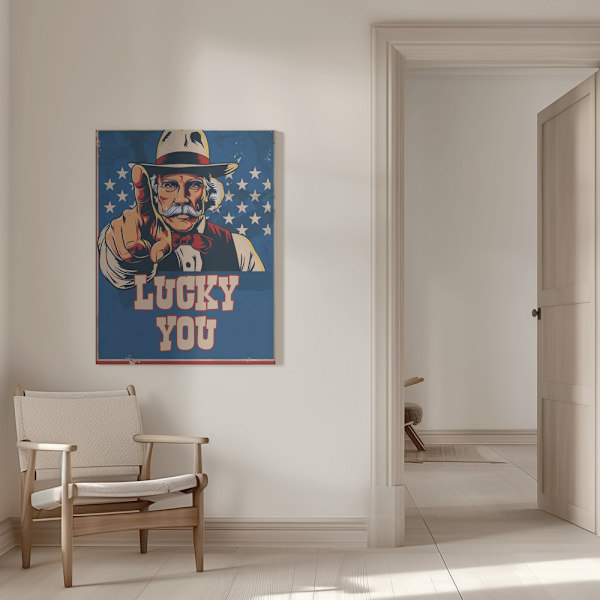 Lucky You Canvastavla 50x70 cm
