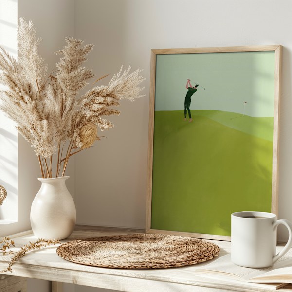 Golf Poster 30x40 cm