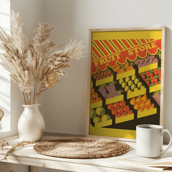 Fruit Store Poster 30x40 cm