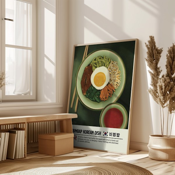 Bibimbap Poster 50x70 cm